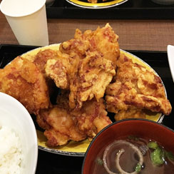 大好きなから布袋のあげ定食