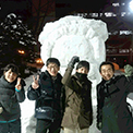 雪祭りに参加しました！